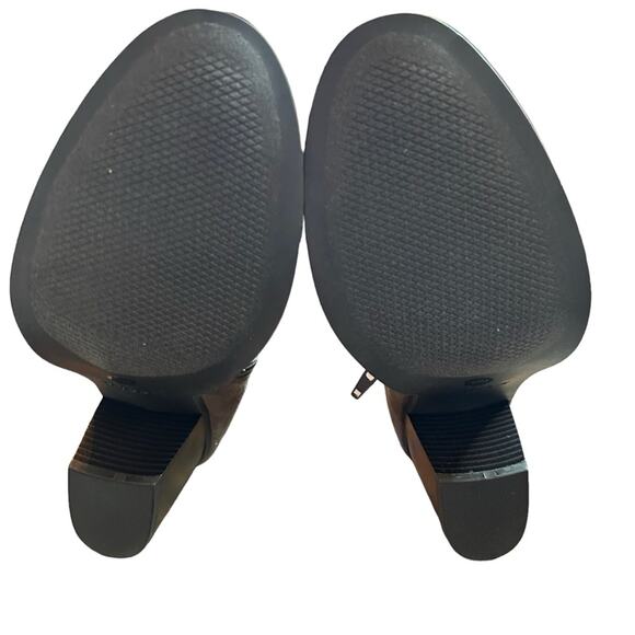 Style & Co Zolaa Block-Heel Booties Taupe Wrap Straps Boho Western NEW Size 10 - Picture 10 of 11